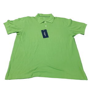 Sonoma Life & Style Pier Mens Polo Green Size Large 100% Cotton Knit Pullover